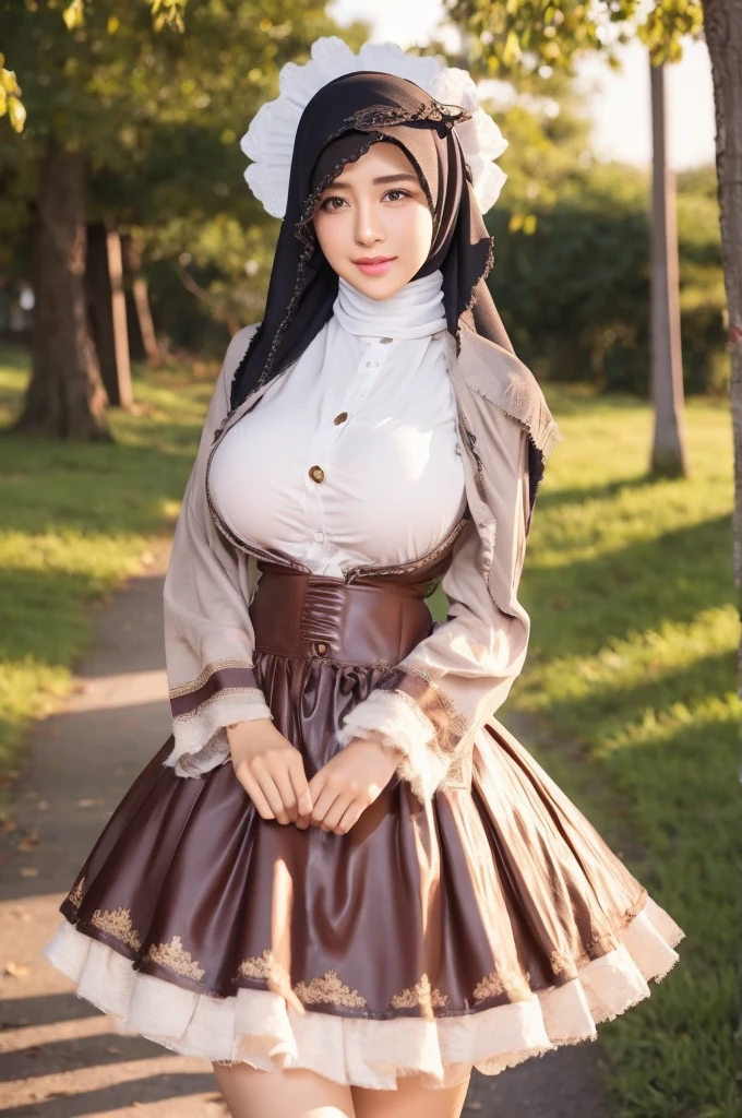 Hijab big breast realistic