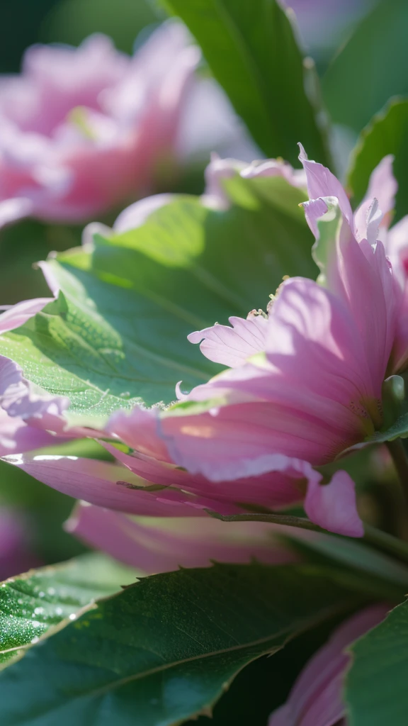 official art,Unity 8k wallpaper,Extremely detailed,Beauty and aesthetics,masterpiece,Best quality,The content is very detailed,Bright colors,Summer Dream,HD,Details,Best quality,Fantasy,dreamlike,colorful,Photography,Dynamic,vivid,energetic,Rich in layers,Macro viewing angle,Emerald green leaves