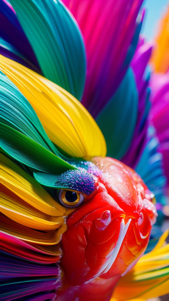official art，Unity 8k wallpaper，Extremely detailed，Beauty and aesthetics，masterpiece，Best quality，The content is very detailed，Bright colors，romanticism，Summer Dream，HD，Details，Best quality，Fantasy，dreamlike，colorful，Photography，Dynamic，vivid，energetic，Rich in layers，Macro viewing angle，carp
