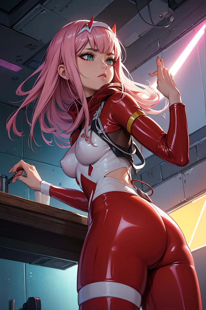 1 chica, ((Zero Two Darling en el Franxx)), (((Red latex tight pants))), Vemos su, She is riding a , inclinado sobre un escritorio, Perfecto, Ella abre su, desnudo, ((La luz viene de abajo) ), ((Lighting comes from the ground)), ((Hermosa forma de)), ((cabello rosado)), ((La mejor calidad)), ( (Obra maestra)), (Altamente detallado:1.3), ......................3d, Hermoso, (ciberpunk:1.3) ((desnudo))) (( falda muy corta)) ((Perfectoo)) ((vista)) (((Pura Pantyhouse))), vida real, hdr (high dynamic range), Trazado de rayos, NVIDIA RTX, super resolution, Irreal 5, Subsoil Dispersion, Texturas PBR, Procesamiento posterior, anisotropic filtering, Profundidad de campo, Alta nitidez y nitidez, Texturas multicapa, Mapeo de albedo y especular, Sombreado de superficies, Accurate simulation of light-material interactions., proporciones Perfectoas, Renderizado de octanaje, duotone lighting, ISO bajo, balance de blancos, Regla de los tercios, Amplia apertura, 8K CRUDO, high-efficiency subpixels, subpixel convolution, Luminous particles,