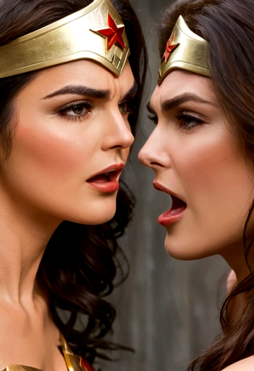 私はWonder Womanです、完璧なWonder Womanの衣装,押しDefeated,Defeated,A man mounts me,Face grabbed、Hug from the front,Hugged,Being strangled,You can hold it,Men lick my face with their tongues,The guys lick my head with their tongues,Men lick my hair with their tongues,My body is licked by men,sleeping face,Close ~ eyes,Open your mouth,Tired face,Face of Suffering,Being slapped in the face,Getting punched in the face,Fighting with men,Fight with the men,Surrounded by men,,Caught between the men,Being held back by men,Entanglement with males, Attacked by men,Brown Hair,  masterpiece、beautiful girl、fine 目、puffy eyes、highest quality, 超High resolution, (reality: 1.4), Cinema Lighting,so beautiful、Beautiful Skin、(超reality的な)、(High resolution)、(8k)、(Very detailed)、(beautiful and fine 目)、(Very detailed)、 Detailed face、Diagonal bangle hair、Brown Hair、20-year-old、Wonder Womanのコスプレ，Wonder Woman