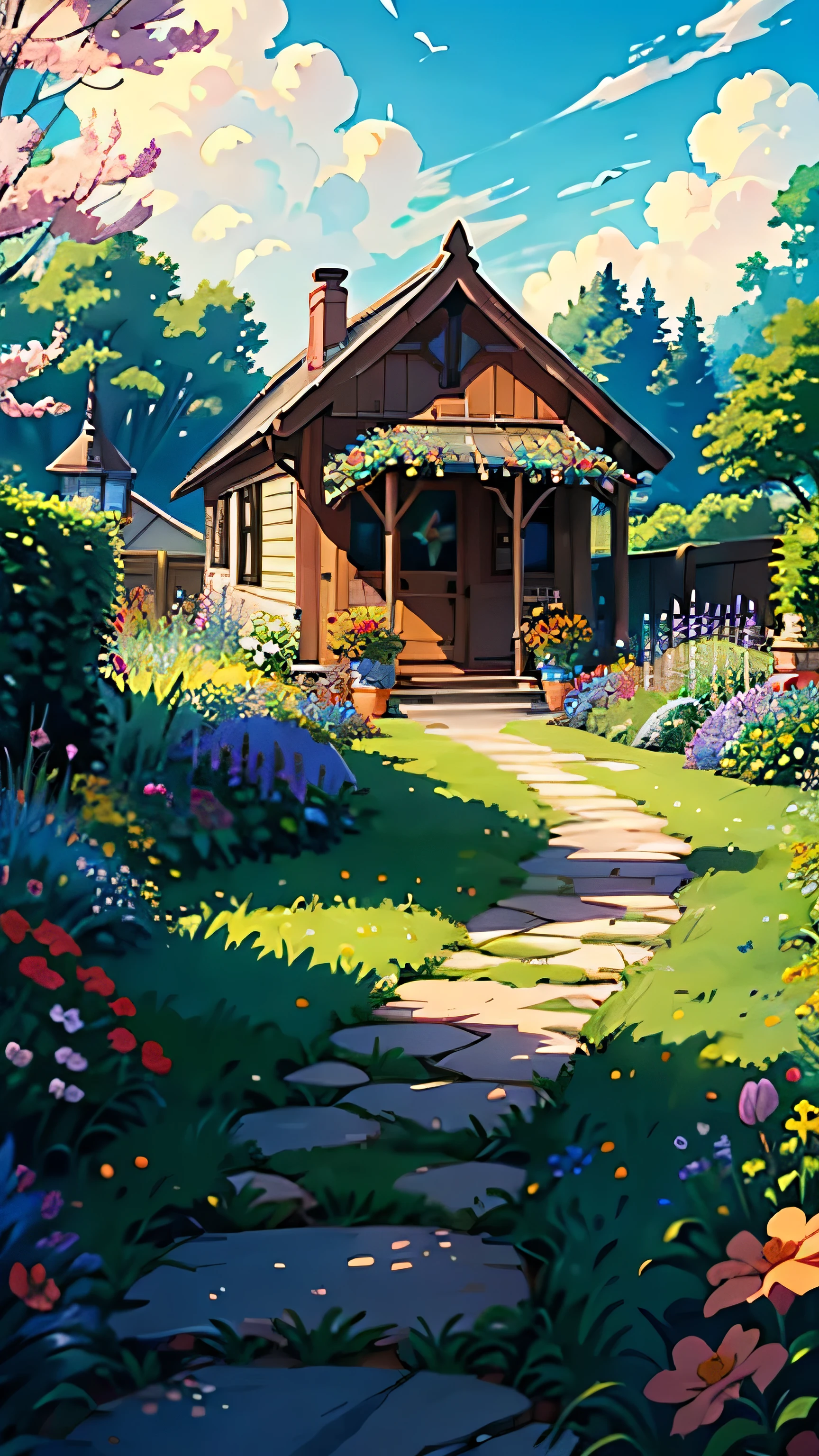 Step into a world inspired by Ghibli, where a magical floral garden house blooms with vibrant flowers under the gentle rays of sunshine in this enchanting digital painting. 🎨🌷 Immerse yourself in the beauty of nature's embrace.
🌸 Explore the whimsical garden of Ghibli-inspired dreams.
☀️ Bask in the radiant glow of a sunny day in pixels.
🏡 Let the beauty of this digital painting transport you to a blooming haven...