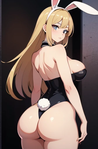 ((High quality)), ((masterpiece)), 8K, anime, Young woman, Rabbit, (3307x4252 pixels) , big breasts, big butt