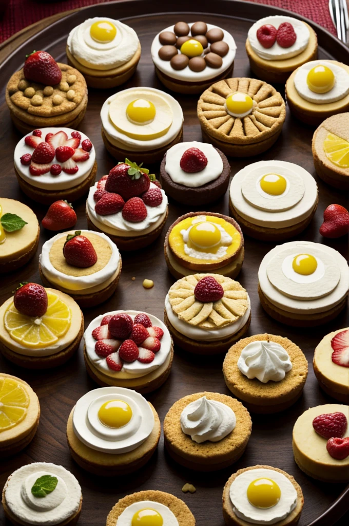 Unas personas que esperan un postre 
