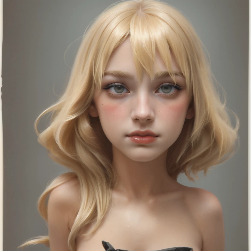 American blonde woman, upper body and head, 1920s, photo, portrait