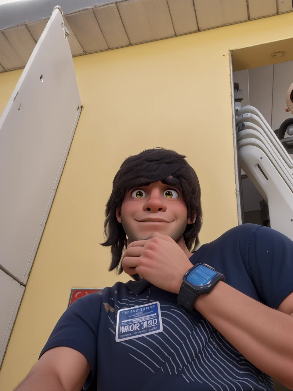((melhor qualidade)), ((obra de arte)), (detalhado), rosto perfeito, moreno, cabelos pretos , uniforme de mecanico, com carros ao lado 
