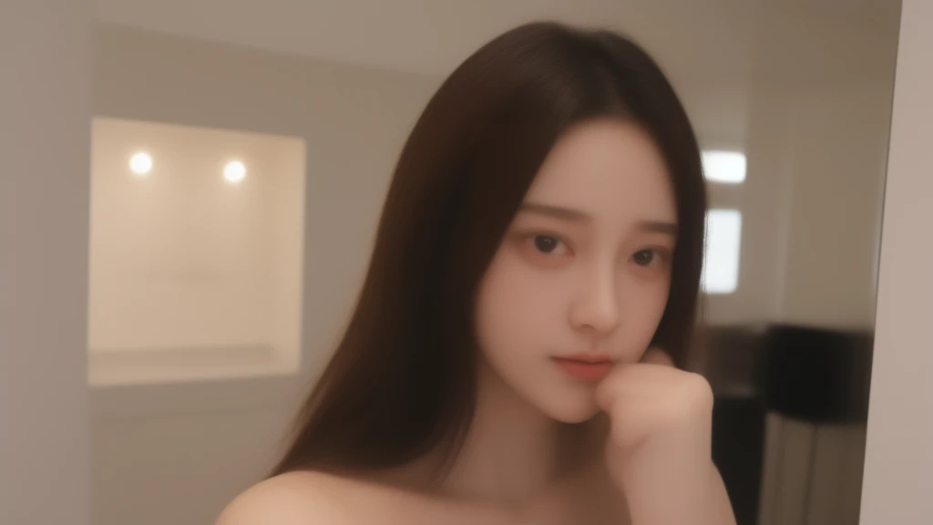 a girl 21yo , leaked image, leaked photo, with cute - fine - face, facebook post, selfie of a young woman, with accurate face, snapchat photo, profile pic, selfie photo, without makeup, actress, non blurry, with round cheeks, cute photo, normal breast