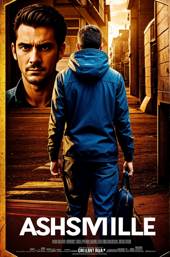 A movie cover of a random guy named asshole