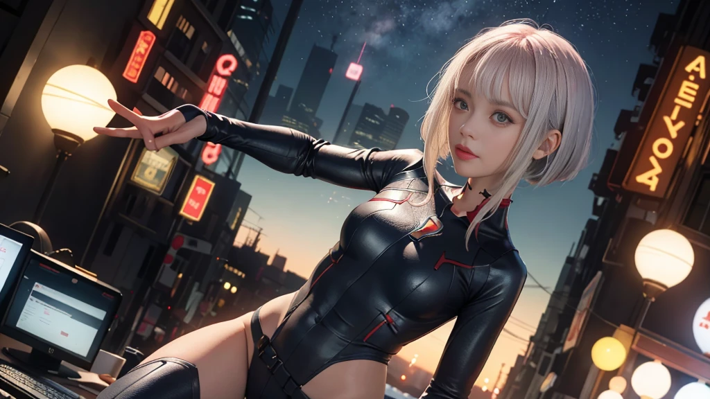 4k, realista, charismatic, muito detalhado, There's a girl in heaven, vestired in a super girl costume, she is a super girl, superhero theme, cabelo curto loiro, rabo de cavalo, 20 anos, corpo todo, (detalhe nos olhos), (detalhe no rosto), incrivelmente bonito, olhos azuis, corar, inventar, batom vermelho, mini-saia, (quadris largos), (coxas grossas), Seios pequenos, vestir,, Pose sedutora, (figura de ampulheta extrema), afinar, esbelto, saia branca, botas, camiseta apertada SEXY PAPEL DE PAREDE PC