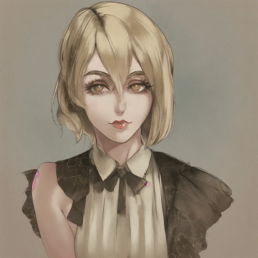 1920s American blonde woman, upper body and head, picture, portrait