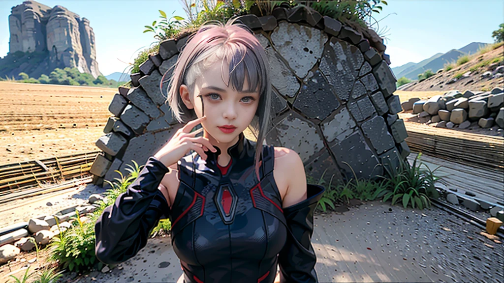 4k, realista, charismatic, muito detalhado, There's a girl in heaven, vestired in a super girl costume, she is a super girl, superhero theme, cabelo curto loiro, rabo de cavalo, 20 anos, corpo todo, (detalhe nos olhos), (detalhe no rosto), incrivelmente bonito, olhos azuis, corar, inventar, batom vermelho, mini-saia, (quadris largos),  (coxas grossas), Seios pequenos, vestir,, Pose sedutora, (figura de ampulheta extrema), afinar, esbelto, saia branca, botas, camiseta apertada SEXY PAPEL DE PAREDE PC