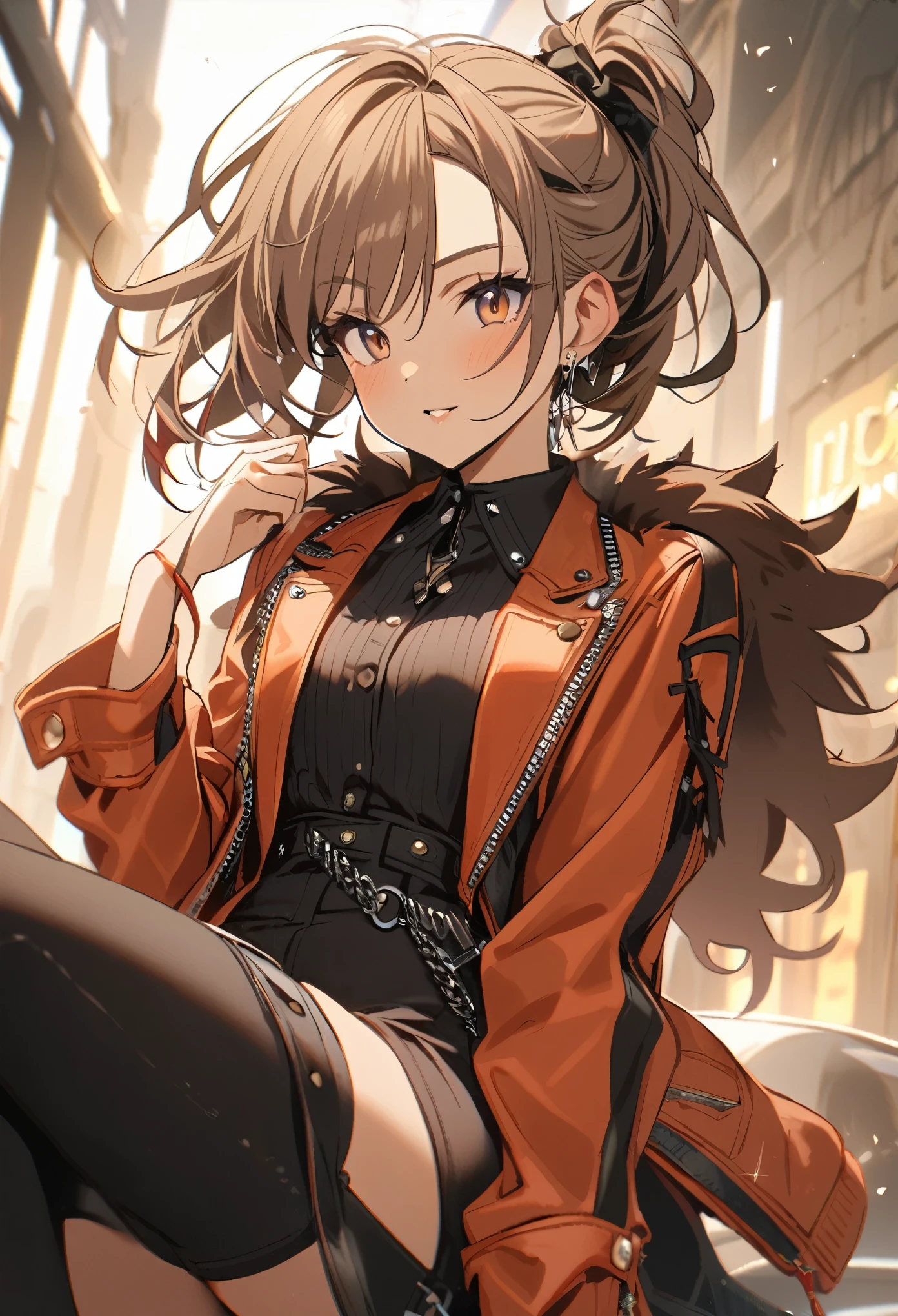 1 girl, stylish
