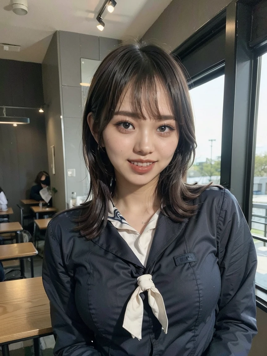 ((Sailor Uniform Student))、(full body, long shot), (She looks straight ahead:1.2), (medium-cut-hair,black hair,blunt bang), ((large breast)), erotic, (dark prison interior:1.4, minimal lighting), ((so many cum)), hyper detailed, photorealistic, dramatic lighting, cinematic composition, dark gritty atmosphere, muted color palette, extreme detail, sharp focus, masterpiece, award winning, 8k, high quality,((smile))