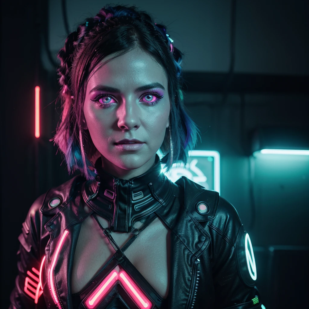best quality, 8k,highres,masterpiece:1.2,ultra-detailed,realistic:1.37,physically-based rendering,professional,vivid colors,studio lighting,sharp focus,bokeh,portraits,photography,concept artists,blue tone lighting,long smooth hair,electroluminescent lines,cyberpunk neon signs,reflective surfaces,glowing eyes, cinematic film still closeup,fantasy,beautiful neon green and black photograph of a woman with blue hair and makeup, (ohwx woman:1.3) blacklight aesthetic, girl aesthetic, aesthetic cyberpunk, cyber aesthetic, aesthetic!!!!!!!! analogue RAW DSLR photograph, photorealistic, looking at viewer, closeup portrait, 1 girl, smiling, Tron scifi cyberpunk background, neon, ((sexy neon dress)), neon hair, glowing dress, synthwave aesthetic, cyberpunk vibes, dark neon punk, aesthetic, cyberpunk vibe, neon green and pink neon, fantasy aesthetic!, girl screamin yolo - aesthetic, ultraviolet and neon colors, cyberpunk fashion,cyberpunk makeup,emitting light,subtle shadows,complex background,cityscape,glowing holograms,futuristic atmosphere,,expressive face,dynamic pose,fierce expression,captivating gaze,detailed fingers and nails,digital effects,neon glow,fluid movements,confident stance,interesting angles,striking visual,mesmerizing presence,brilliant colors,high-tech setting,techie accessories,impressive visual (glowing pink eyes:1.2),