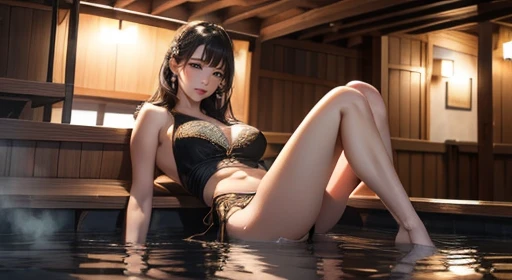 Primer plano extremo,NSFW,imagen porno,onsen,reclinable,session,piernas abiertas,female masturbation,1 chica,(Piel ultra detallada),curvas,,Hermosos pechos,(Pechos grandes),pale skin,pechos puntiagudos,pezones erectos,(fantasy art,Maximum image quality,Retrato hiperrealista,(8K),ultrarrealista,mejor calidad, Alta calidad, High Definition, Alta calidad texture,alto detalle,hermoso detallado,bien detallado,CG extremadamente detallado,textura detallada,a realistic representation of the face,obra maestra,Sense of presence,dynamic,atrevido),pelo bob,(cabello ultra fino),(cabello ultra suave),(cabello ultra liso:1.5),Flequillo largo barrido,extra light copper amber hair,pelo sobre un ojo,vestido,camiseta holgada,lace transparent swimsuit