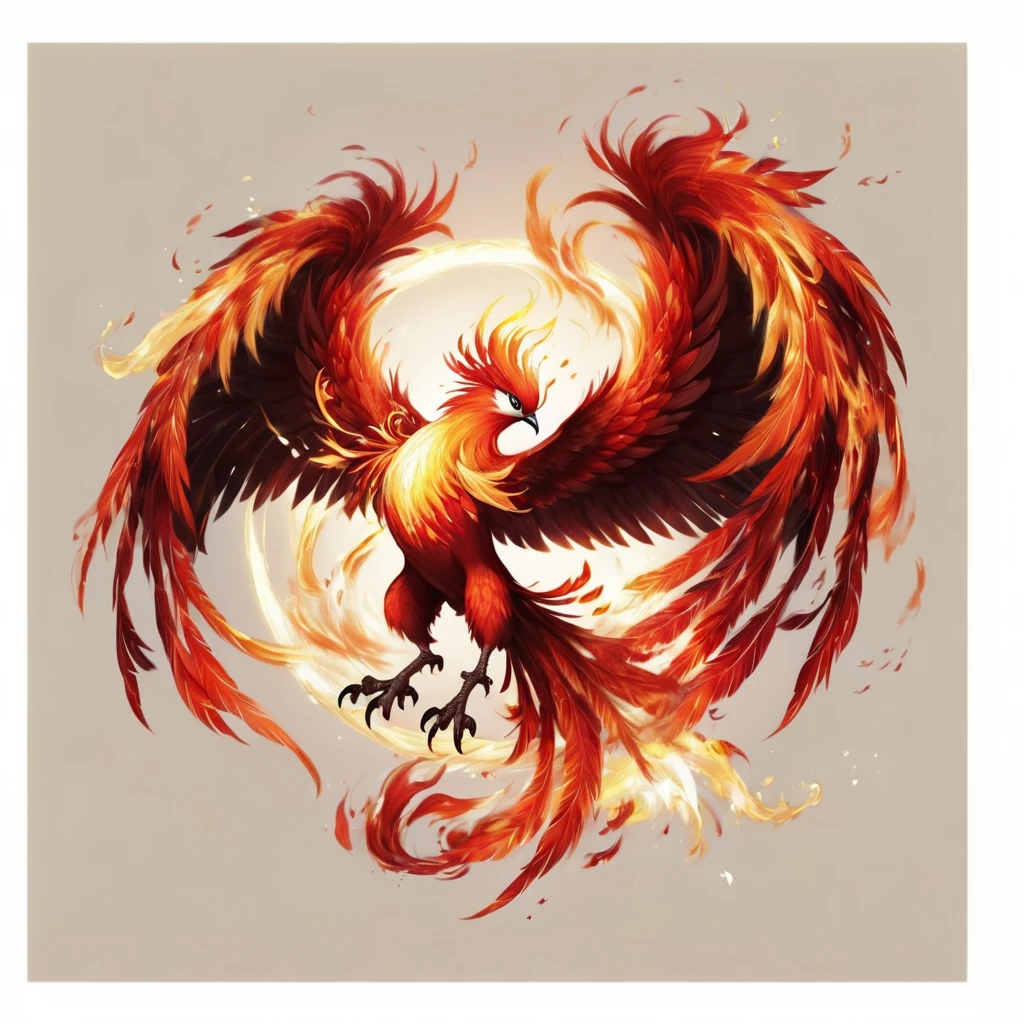 Red and white bird on white background, artwork of a Phoenix, a Phoenix, Phoenix rising, Phoenix rising from the ashes, Phoenix dragon, ''wallpaper of a Phoenix, Phoenix in fire, Phoenix-inspired, fiery bird, marco the Phoenix, Phoenix, ''wallpaper of a Phoenix resting, the Phoenix, flying scarlet Phoenix, Fire Type