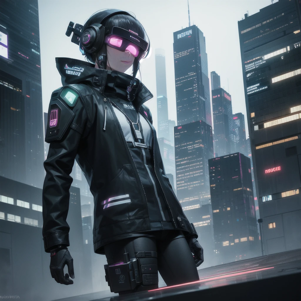 Cyberpunk Style, high tech, Future World, Landscape of a big city, Mechanical transformation, digitalization, Augmented reality, Social Issues, dark/Low Light Effect, Neon lights and shadows, Dystopia, Free will and control, Corruption and fraud, elements of technology, virtual reality, Human-machine convergence, Data Flow and Code, Urban Transportation, artificial intelligence, Network and Information Security, masterpiece, Extremely detailed, 8K HD, highest quality