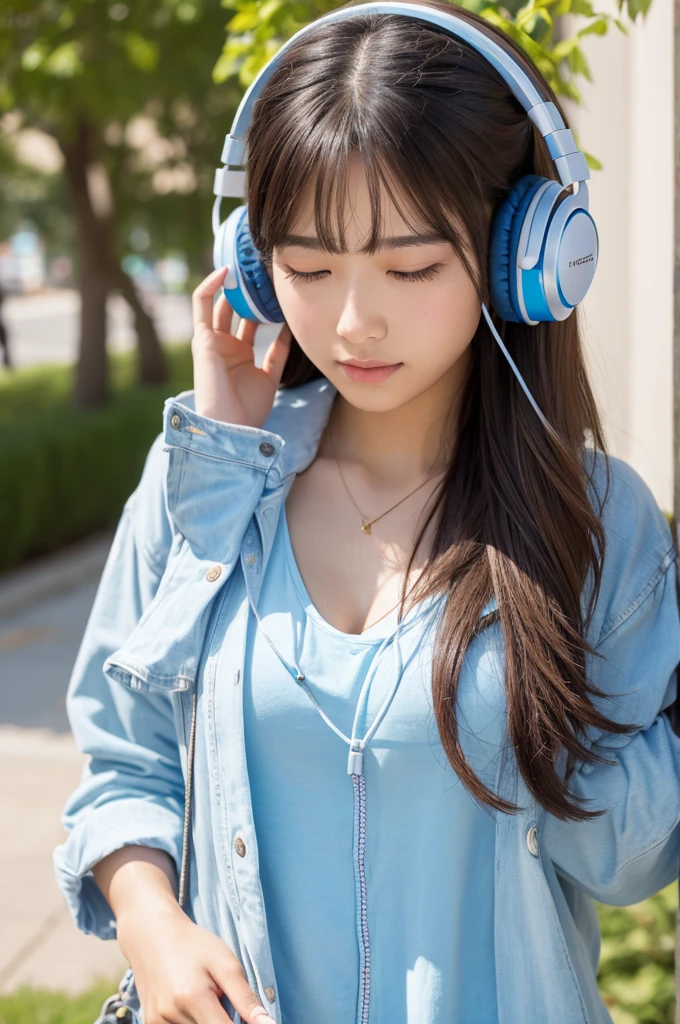 Headphones　study　Beauty　summer

