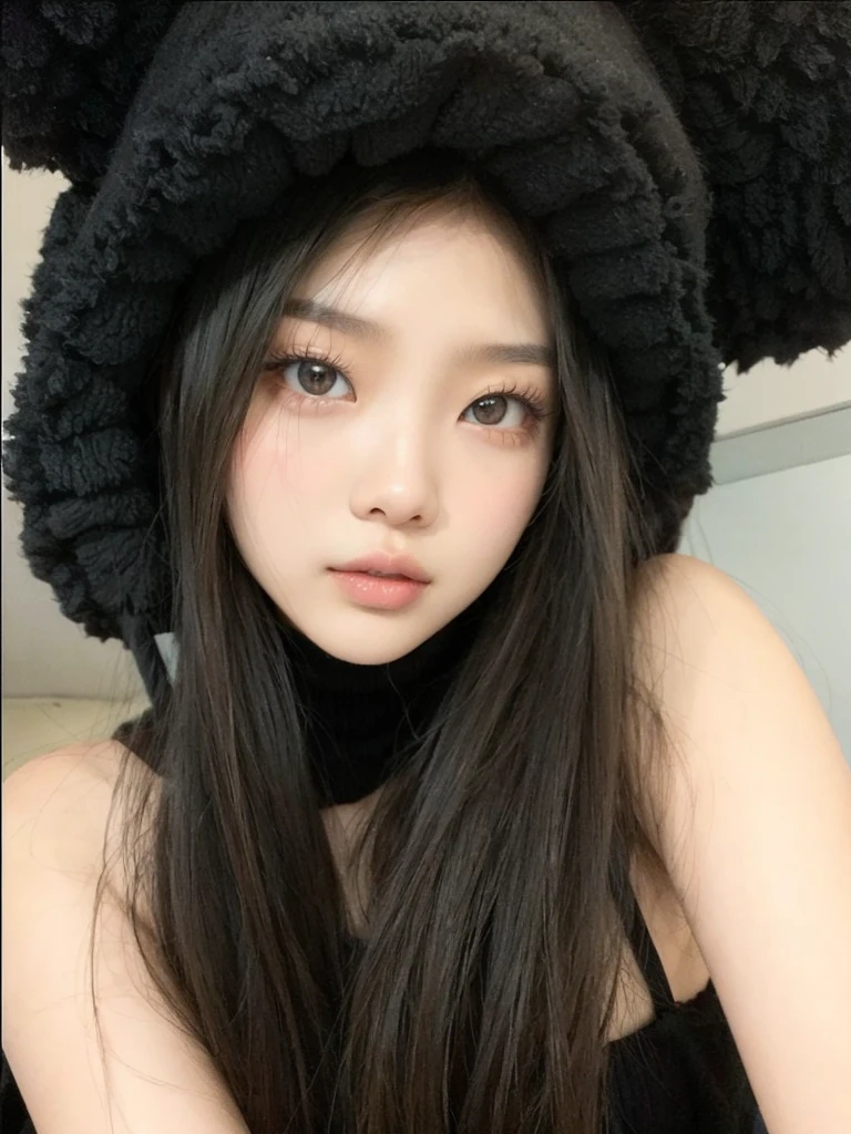 A close up of a girl with good skin, high quality, Korean, ulzzang girl, korean look, blackpink, kim jennie, Lisa, Blackpink jennie