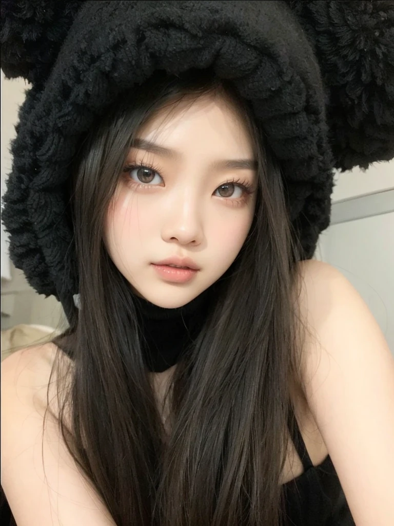 A close up of a girl with good skin, high quality, Korean, ulzzang girl, korean look, blackpink, kim jennie, Lisa, Blackpink jennie