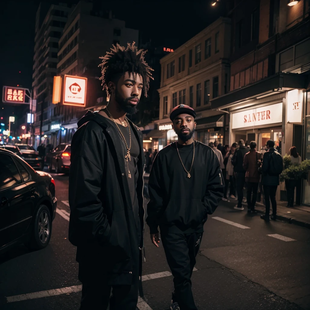 dark and street themed, written "sonder", Brent Faiyaz,