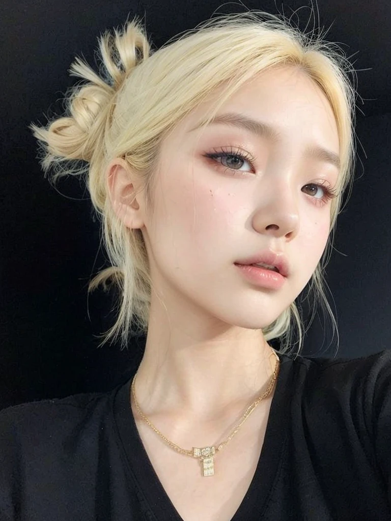A close up of a girl with good skin, high quality, Korean, ulzzang girl, korean look, blackpink, kim jennie, Lisa, Blackpink jennie