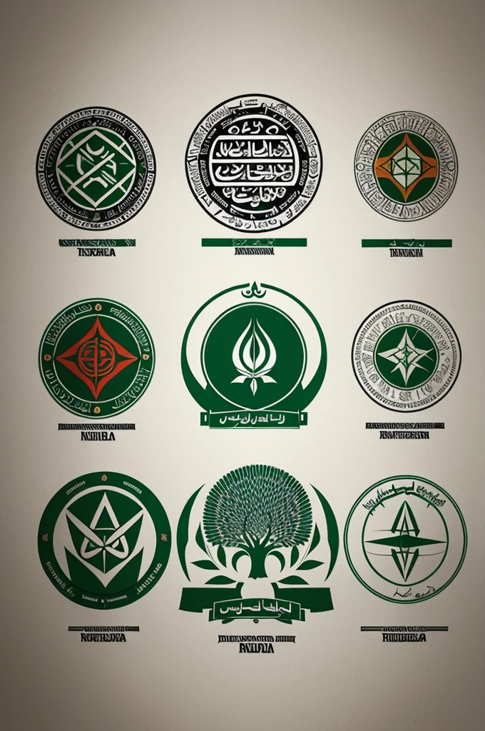 Nahdatul ulama indonesian logos with trisula