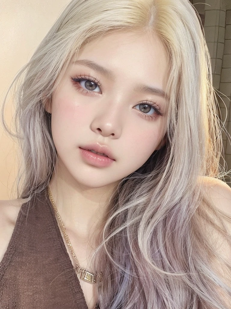 A close up of a girl with good skin, high quality, Korean, ulzzang girl, korean look, blackpink, kim jennie, Lisa, Blackpink jennie