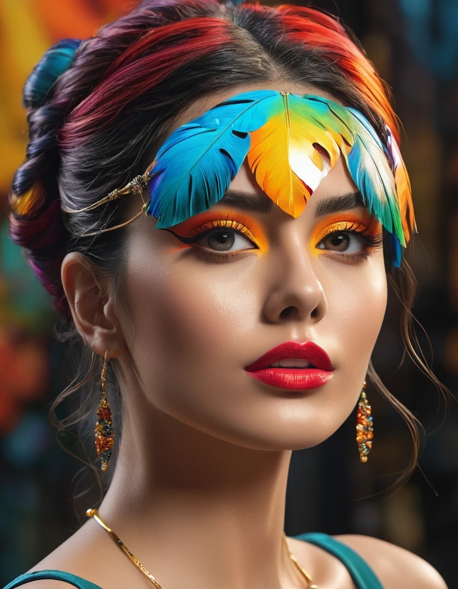 Create imaginative and amazing images demonstrating the style of ((Whorecore)), hyper realistic, 8k, vibrant colors, sharp crisp image,
