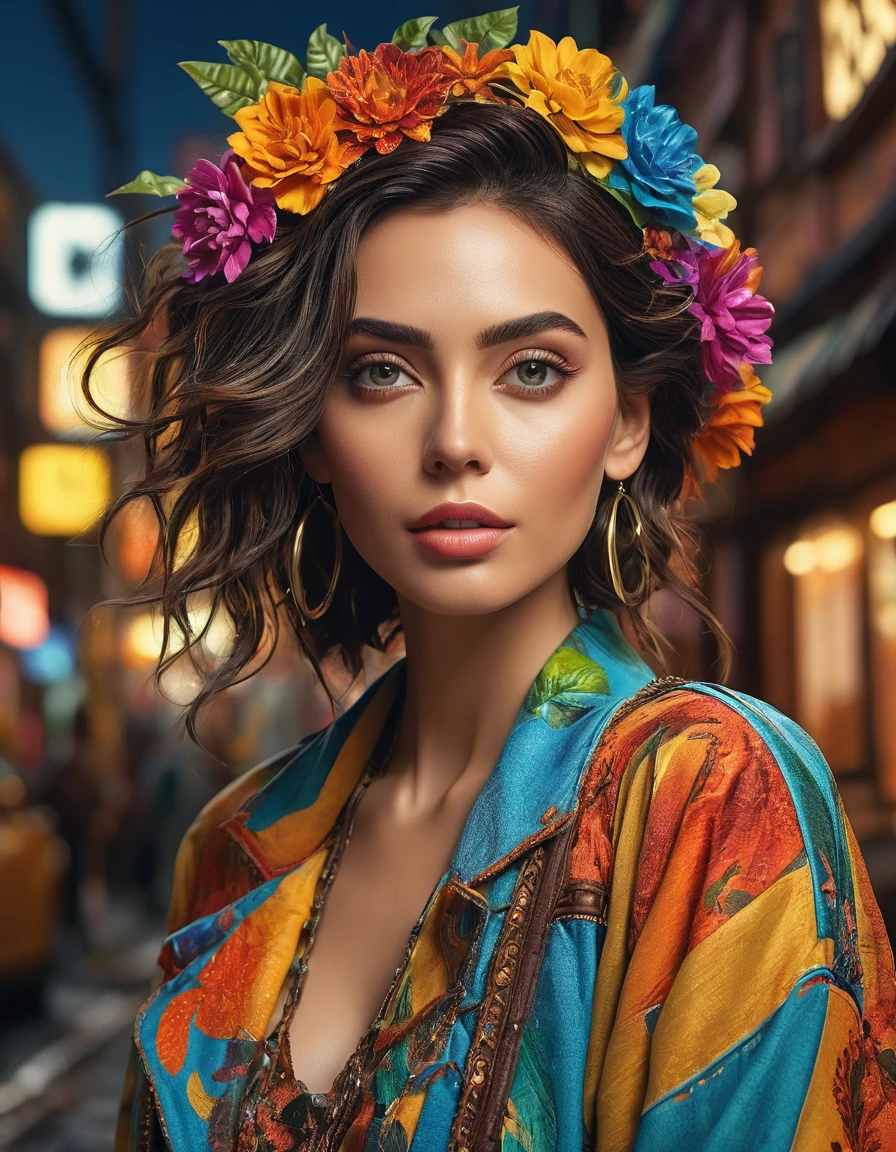 Create imaginative and amazing images demonstrating the style of ((Whorecore)), hyper realistic, 8k, vibrant colors, sharp crisp image, 