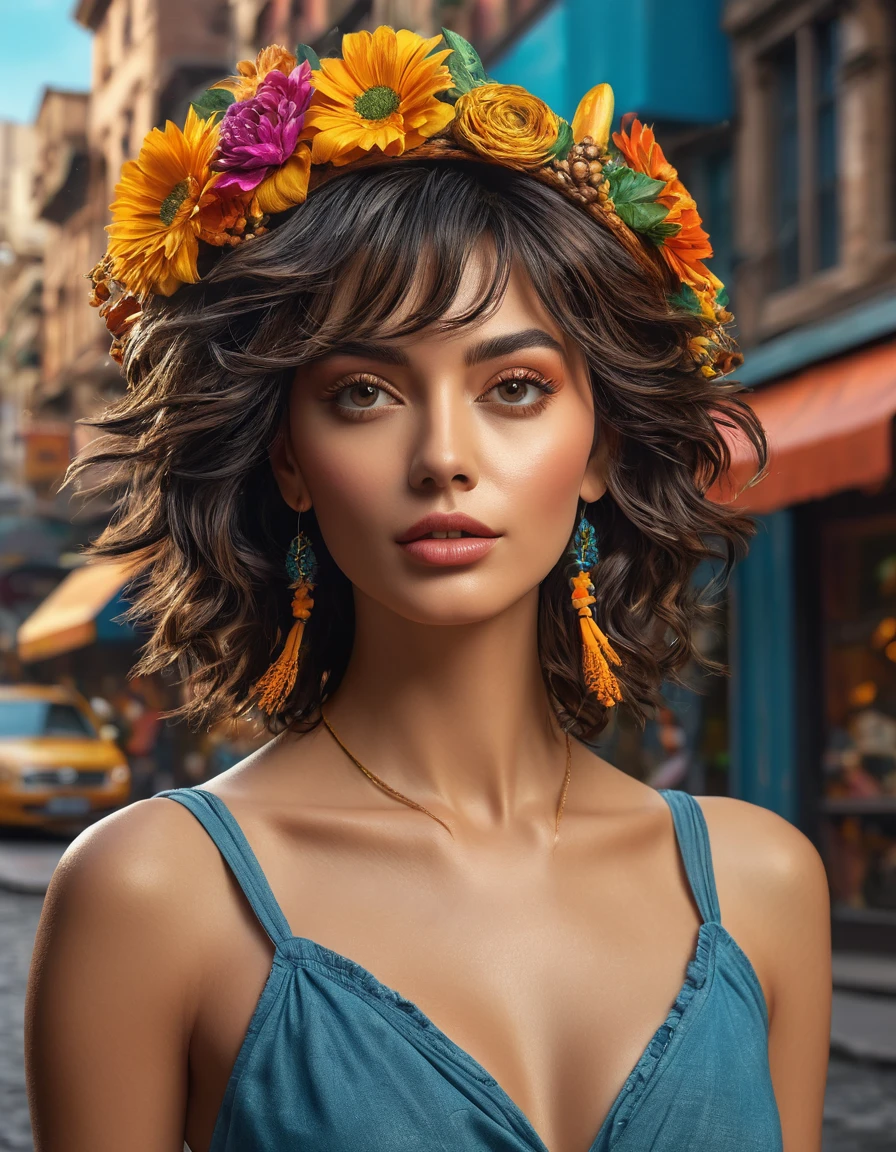 Create imaginative and amazing images demonstrating the style of ((Whorecore)), hyper realistic, 8k, vibrant colors, sharp crisp image,