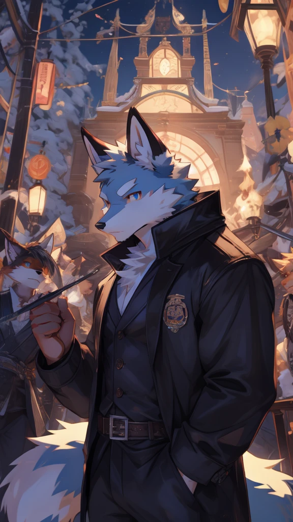 Anime fox male muscular