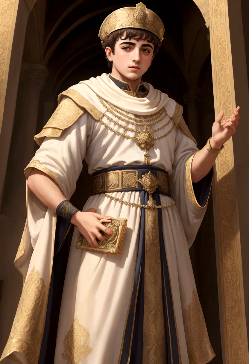 (masterpiece, best quality),Emperor Justinian in Young Age