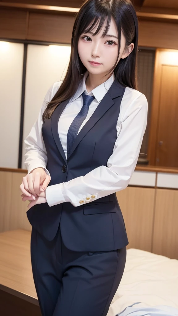 suit、30-year-old、woman、Japanese Idols、Real、Real Photo、high resolution、4K、8K、a working woman、office、career woman、Slender、