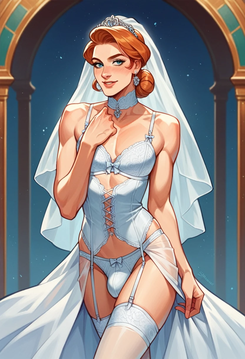 Arthur Weasley(he had been brainwashing by his son Ronald Bilius Weasley , crossdressing , bride of his son Ronald Bilius Weasley, wear y lingerie,has first night sexth his son Ronald Bilius Weasley ,)