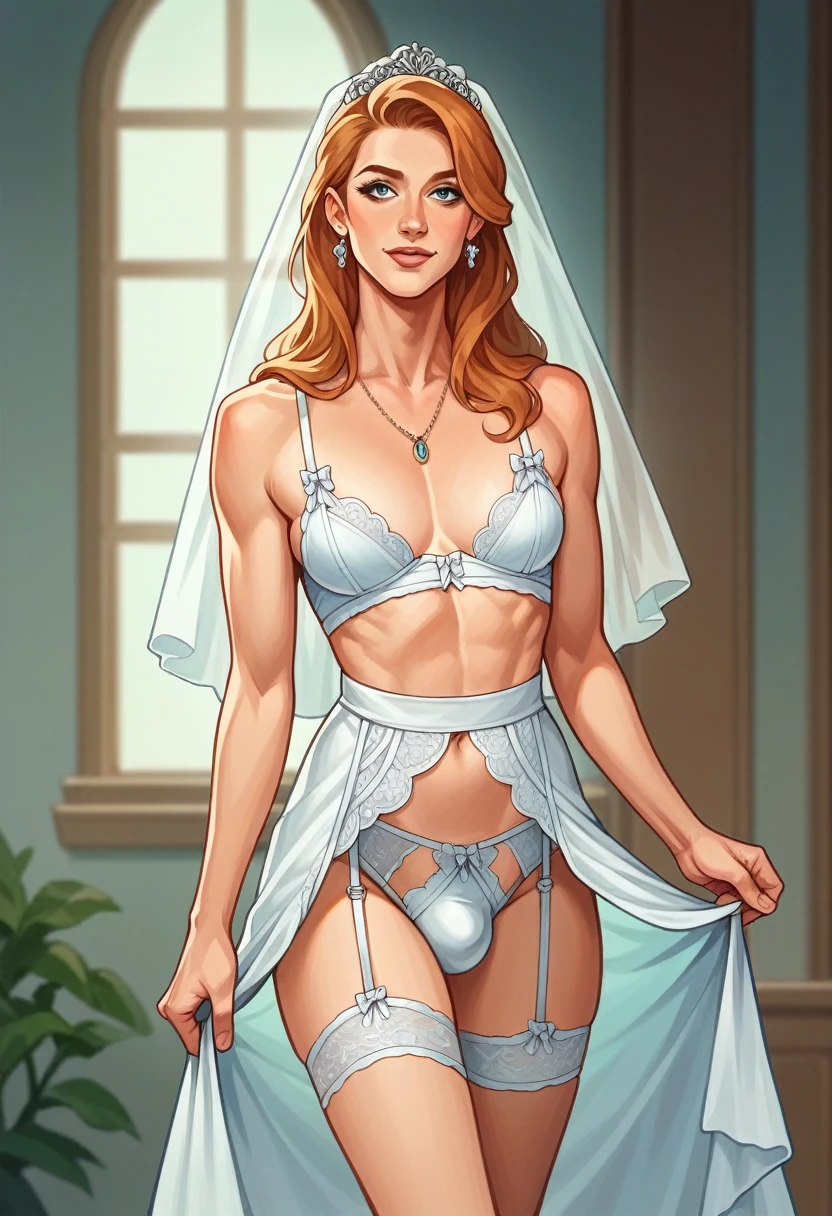 Arthur Weasley（he had been brainwashing by his son Ronald Bilius Weasley , crossdressing , bride of his son Ronald Bilius Weasley, wear sexy lingerie,has first night sex with his son Ronald Bilius Weasley ,)