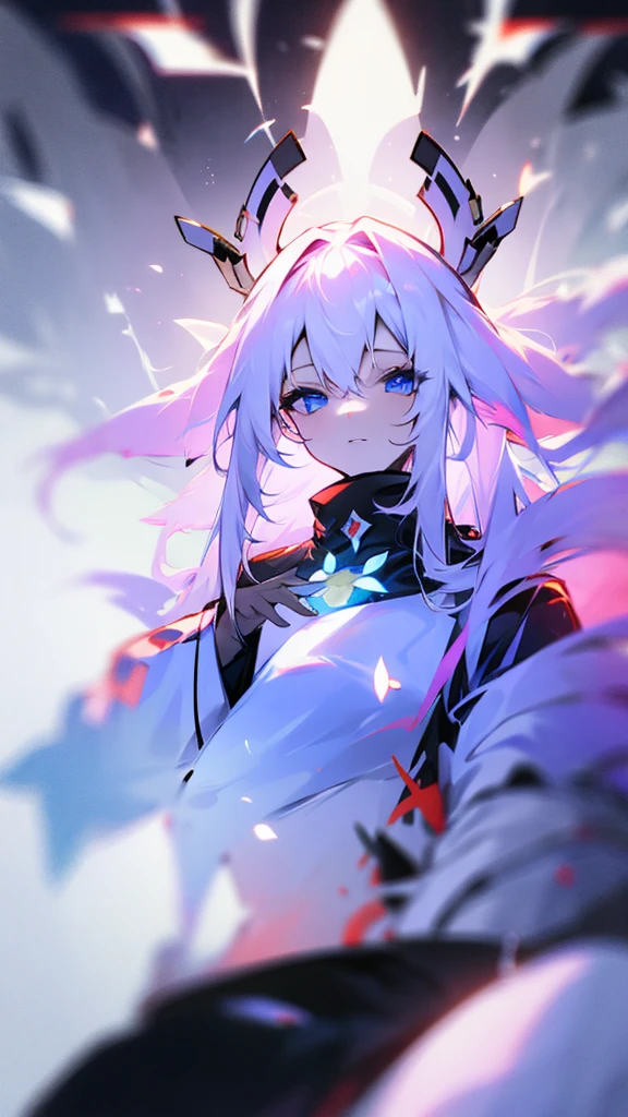 Woman with ,golden white hair,Blue eyes,,,black spacesuit