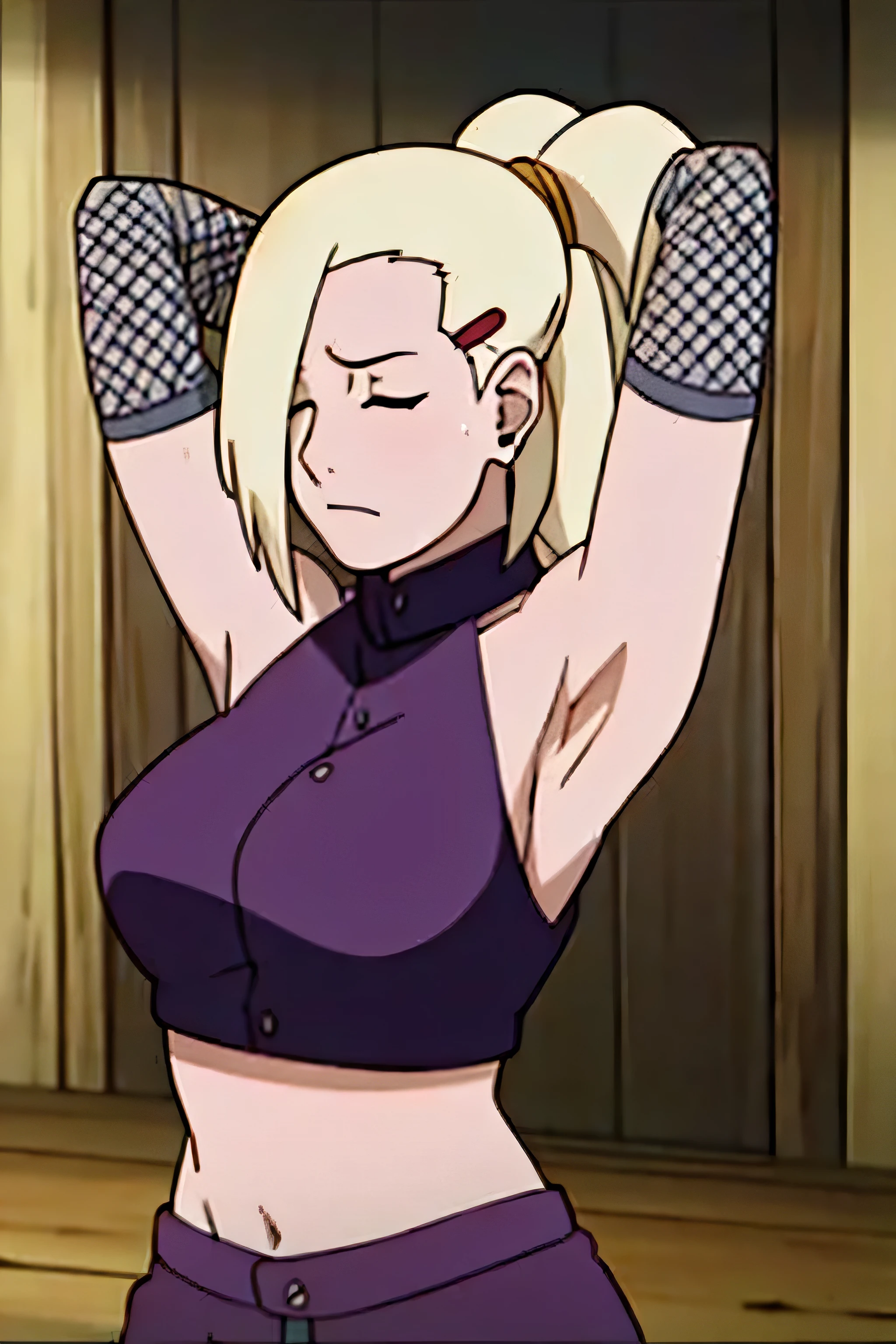 armpits,arms up,showing armpits,arms behind head, tired,exhausted