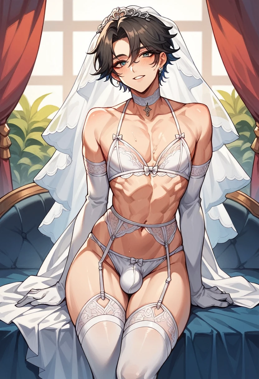 South Korea, Seoul,a father(he had been brainwashing by his secondson , crossdressing , bride of his secondson, wear y lingerie,has first night sexth his secondson ,)