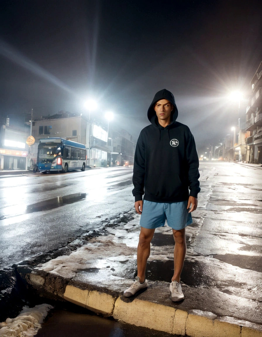 A man at the road