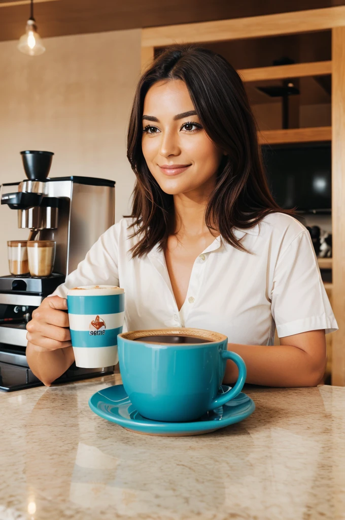 ((morning bliss)), ((coffee)), (coffee cup), logo