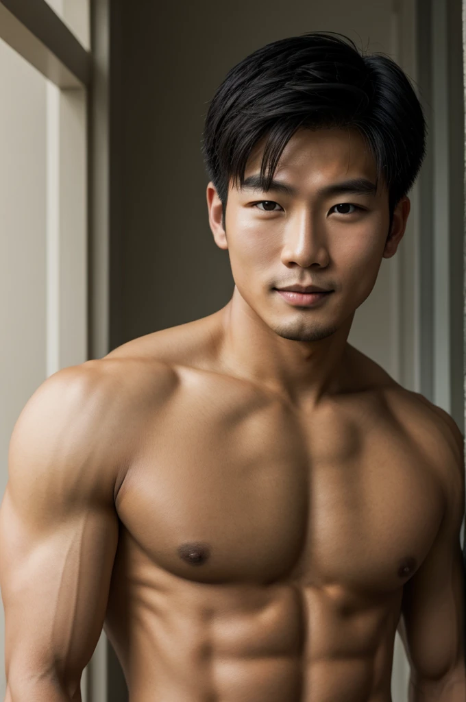 Handsome asian boy