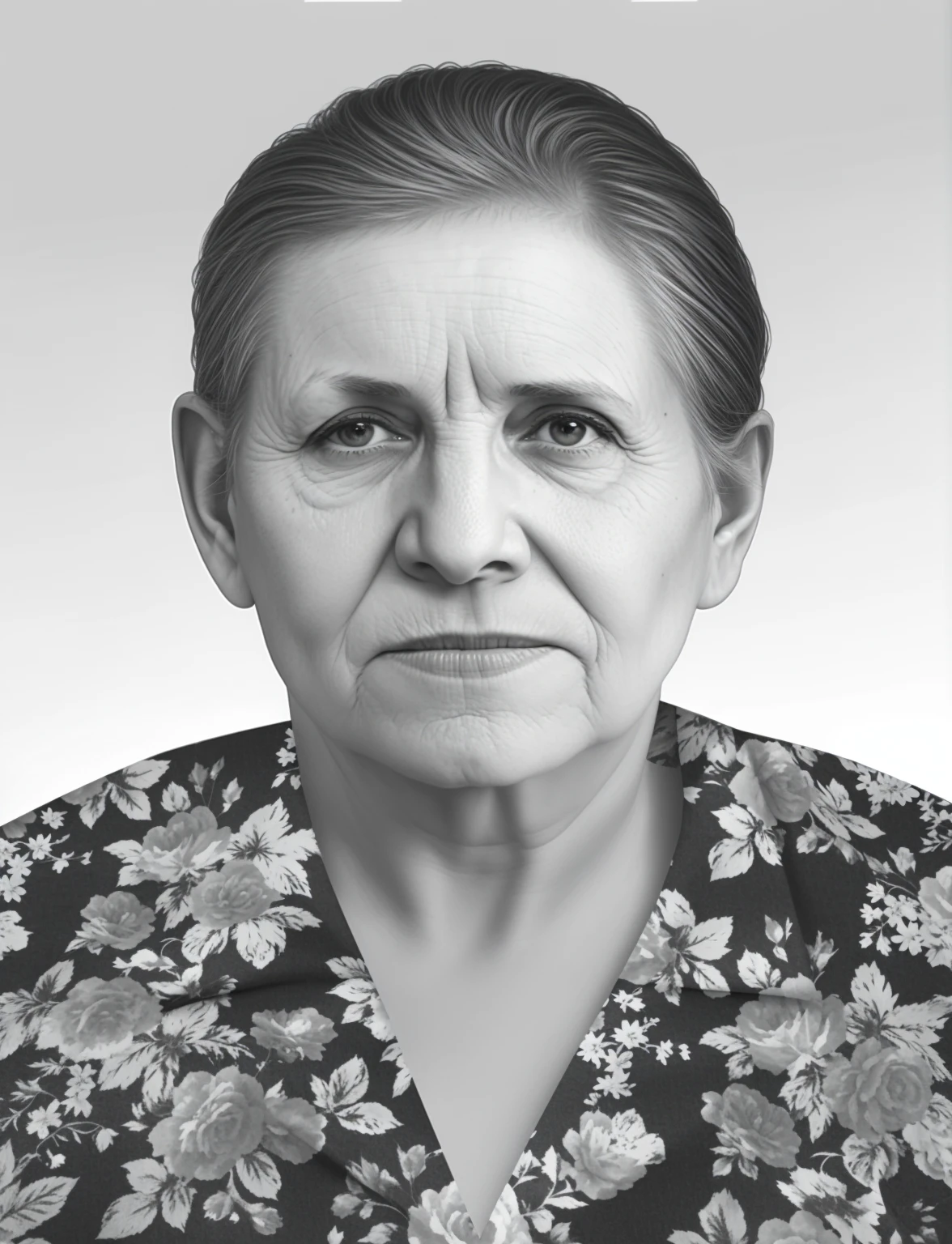 Grandmother's photo, grandmother 80 years old, many wrinkles, pores, detailed glossy eyes, specular lighting, dslr, ultra quality. sharp focus, tack sharp, dof, film grain, Fujifilm XT3, crystal clear,