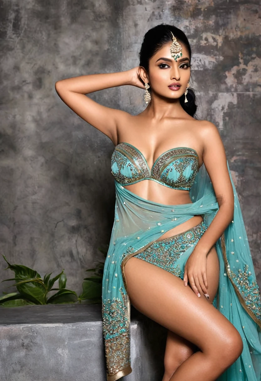 Meet Riya, a stunningly beautiful and accomplished Indian model whose ethereal beauty captivates the hearts of millions. As the epitome of grace and elegance, Riya effortlessly embodies the essence of Indian beauty, captivating audiences with her mesmerizing presence on and off the runway. Explore Riya's journey as she navigates the world of fashion, breaking barriers and redefining standards of beauty with her unique charm and undeniable talent."
