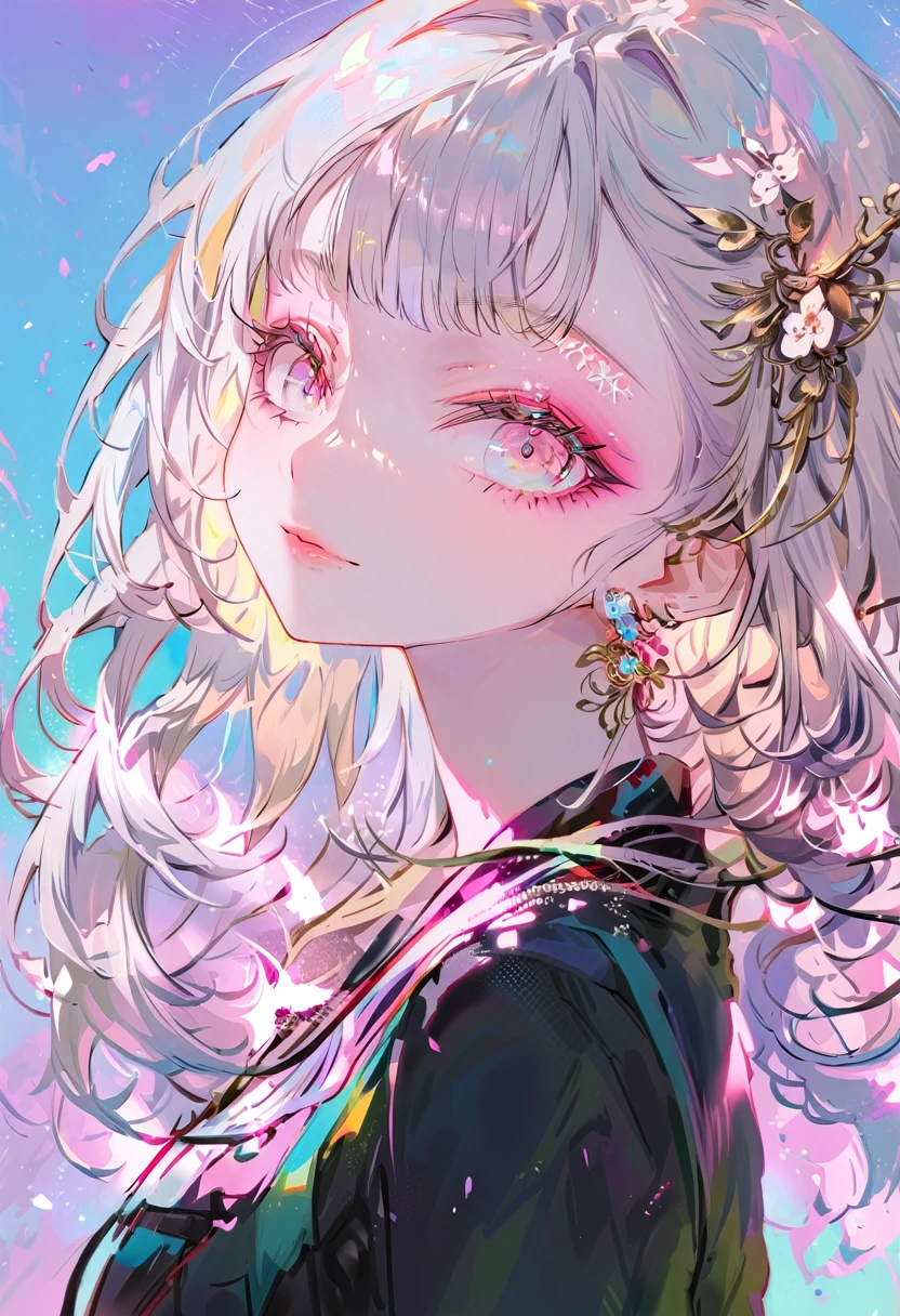 (highest quality,Super detailed,High resolution:1.2),Beautiful girl with a perfect face,very_Long eyelashes, Detailed lips, A radiant smile, Soft Skin, Shiny Hair,Vivid sky background,Exquisite makeup,Japanese school girl uniform,Shorts,Heavy bangs,Cool look,