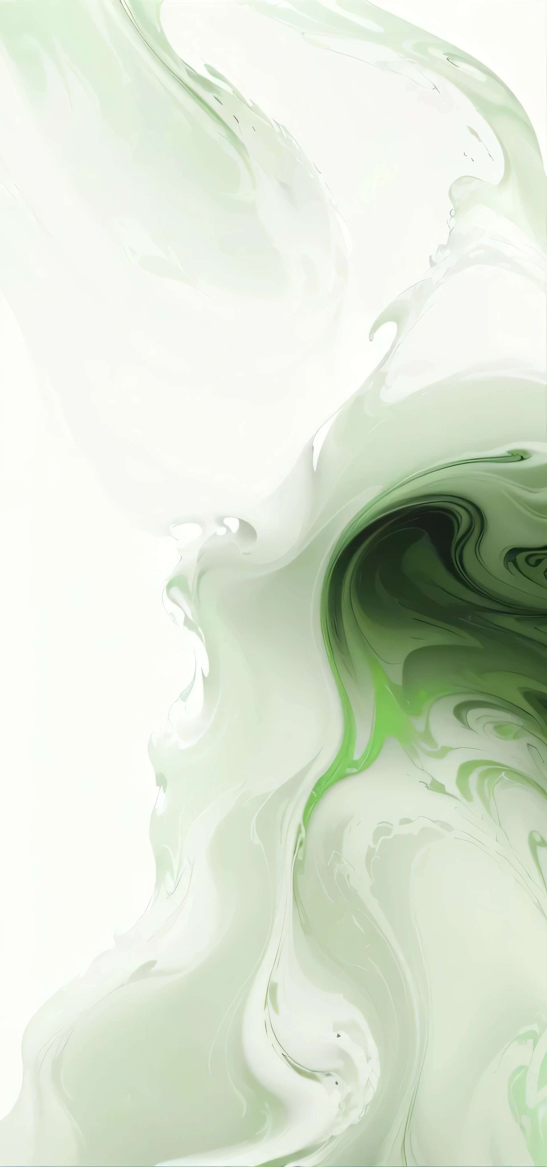 Abstract photo of green and white swirling background, Abstract white liquid, iPhone 15 Background, inspired author：Anna Fuseli, Beautiful green liquid, Green Halo, ethereal abstraction, author：Anna Fuseli, Liquid Marble Fluid Painting, abstract liquid, Light green mist, iPhone Background, phone wallpaper, iphone wallpaper, Swirling green smoke, Marble pattern