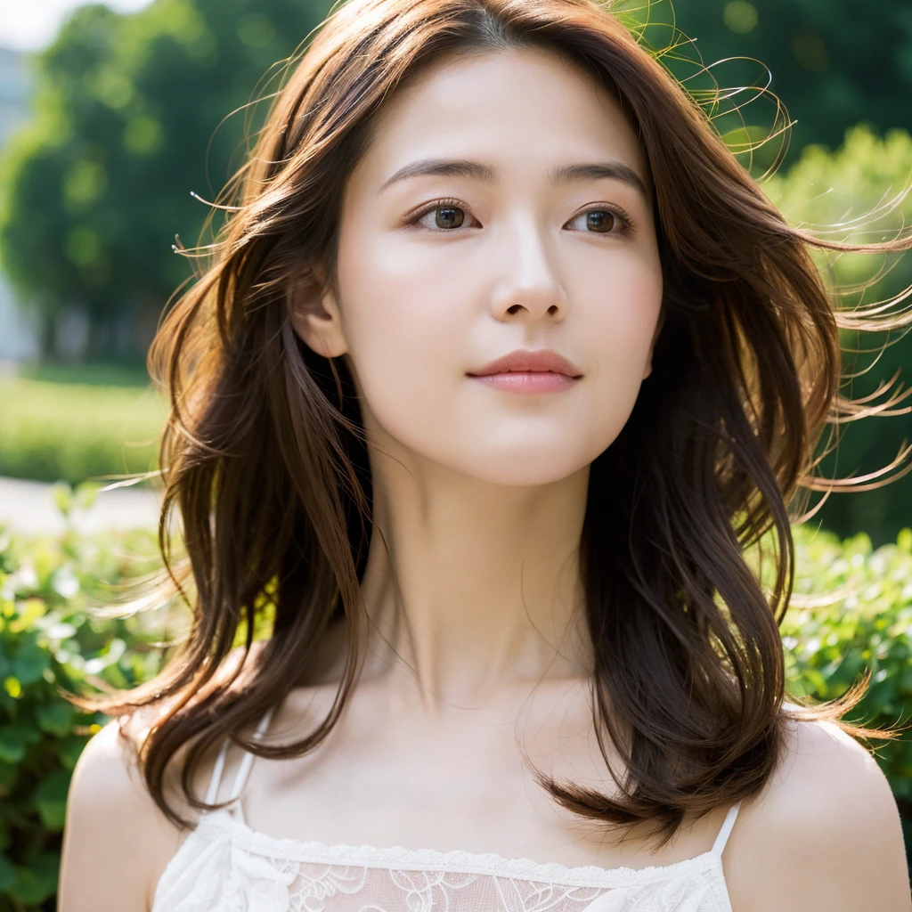 Beautiful mature woman with wavy long hair, Ultra-high resolution,(Realistic:1.4), ((highest quality)), ((masterpiece)), (be familiar with),