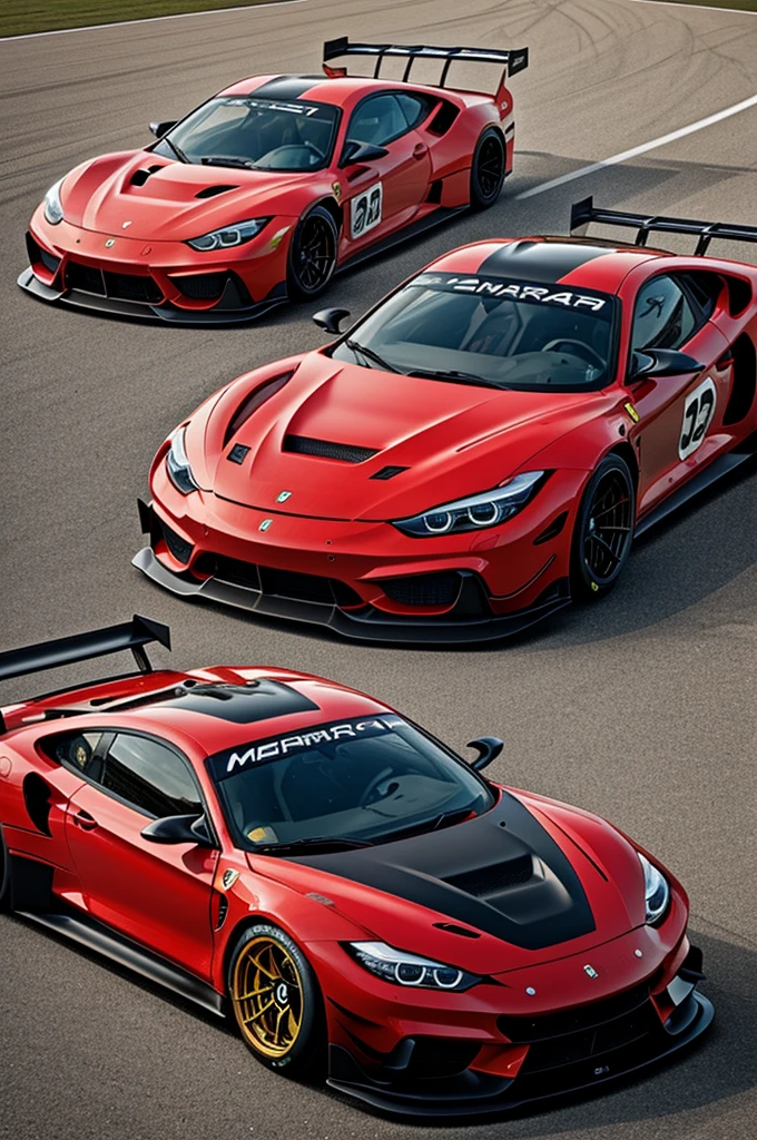 Merge a bmw m4 gt3 and a Ferrari f40 together into one car