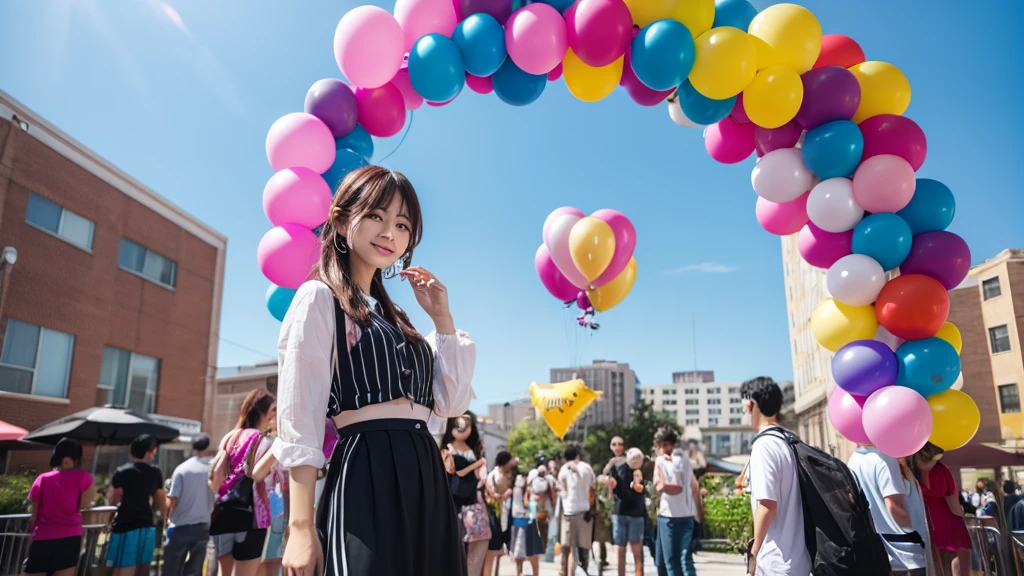 Photo Spot、Using balloons、Pop