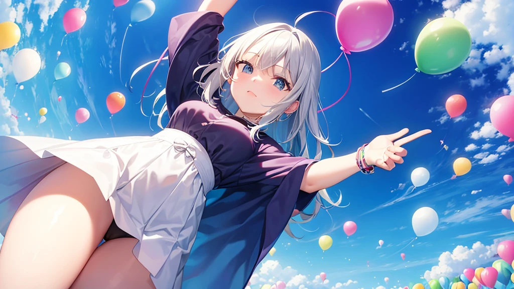 Photo Spot、Using balloons、Pop background